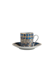 Espresso Cup and Saucer Jade Blue (set of 4)