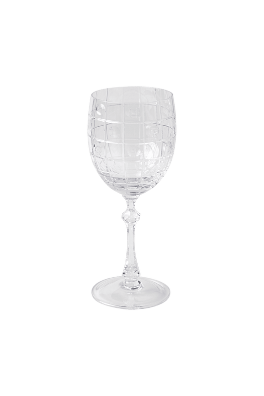 Wine Glass Jacaranda Clear