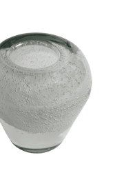 Glass Vase Stellato White