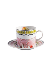 Tea Cup and Saucer Tropicos (set of 4)