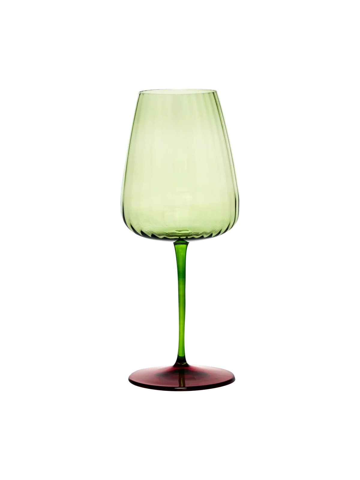 Wine Glass Positano Green