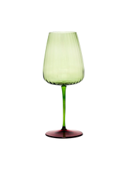 Wine Glass Positano Green