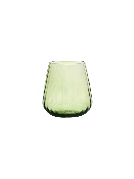 Short Glass Positano Green