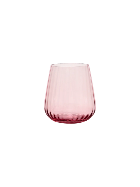 Short Glass Positano Pink