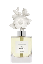 Porcelain Diffuser Camelia Cha Branco