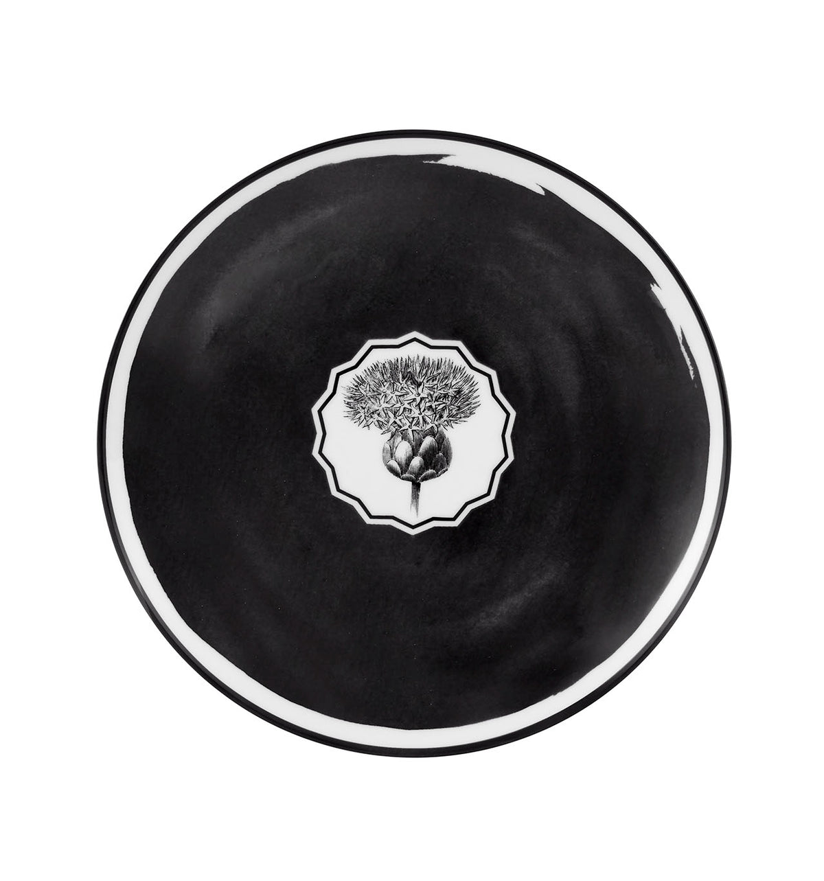 Herbariae – Dessert Plate Black – Vista Alegre