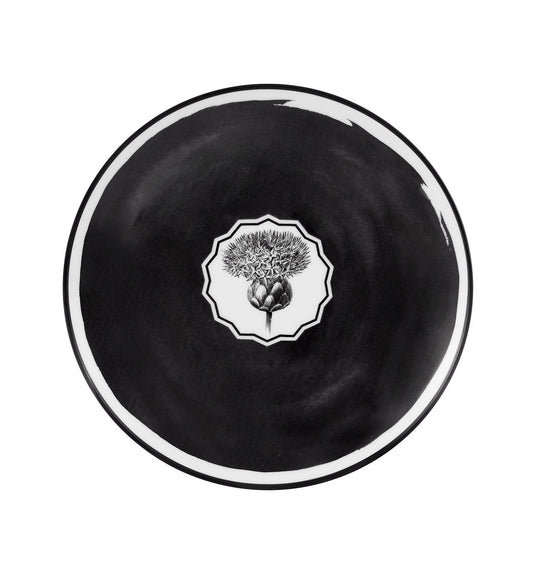 Herbariae – Dessert Plate Black – Vista Alegre