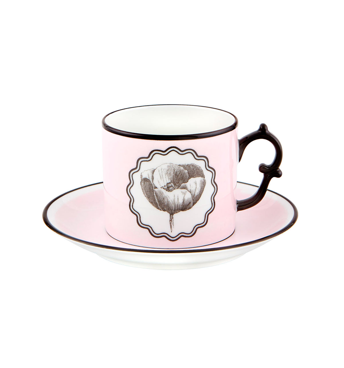 Herbariae – Tea Cup and Saucer Pink – Vista Alegre