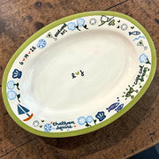 Hand-painted Custom Large Doodle Platter