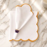 The Wave Yellow Napkins (Set of 2)