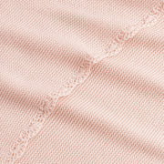 Cotton Knit Baby Blanket - Pink