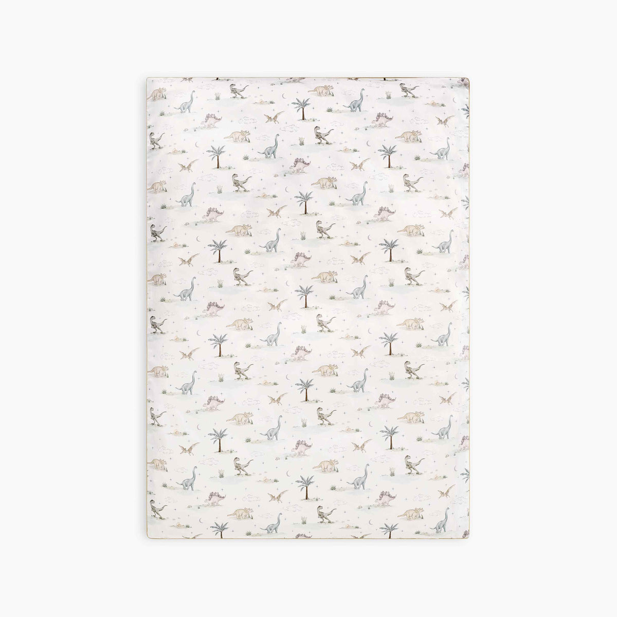 Dino Dreams Baby Duvet - Sage