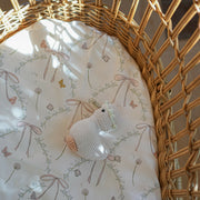 Bows & Butterfly Kisses Crib Sheet - Pink