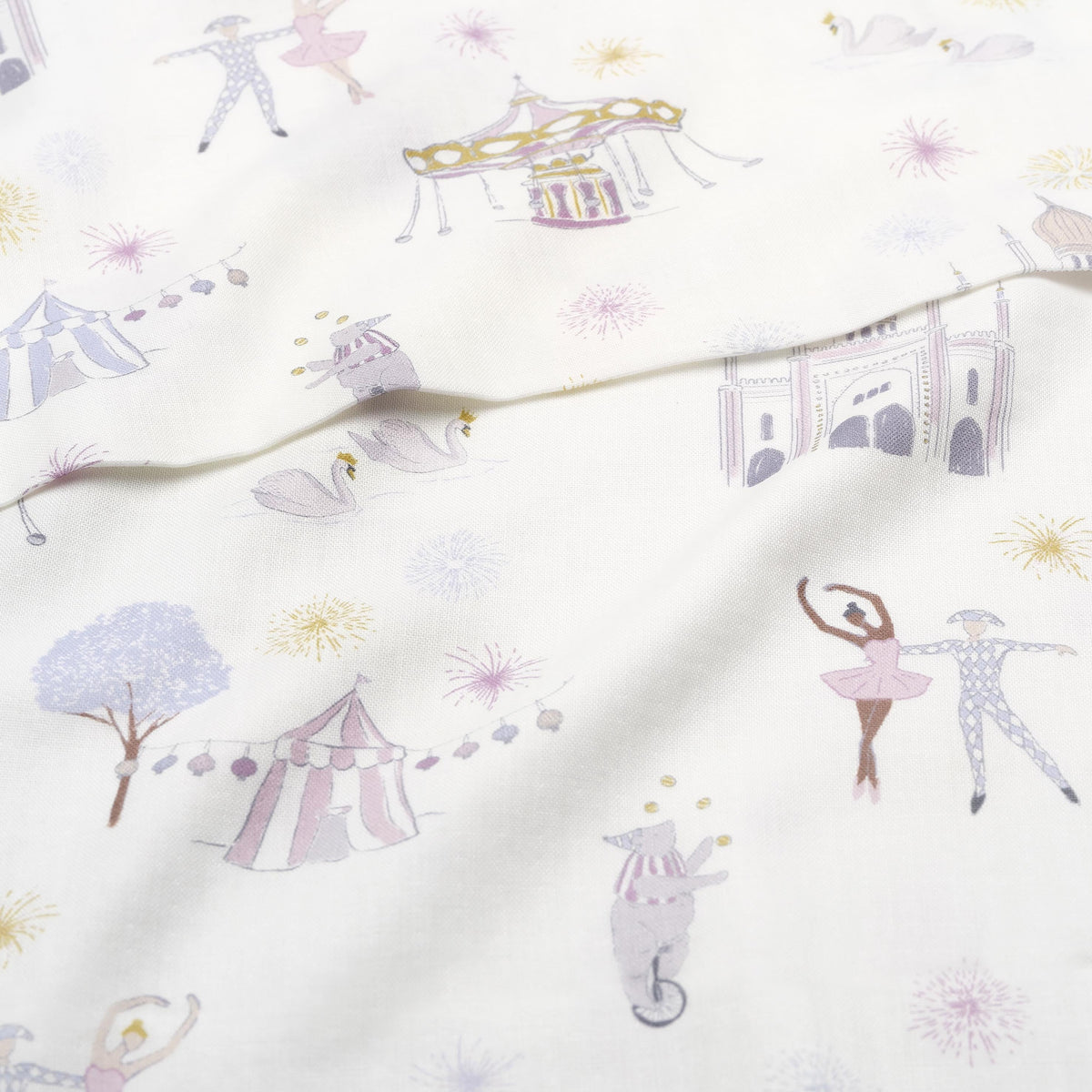 Adventures in Wonderland Swaddle - Rose