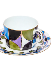 Tea Cup and Saucer Bossa Bleu