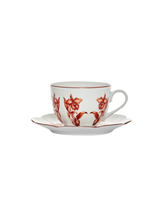 Tea Cup and Saucer Rouge de Fer