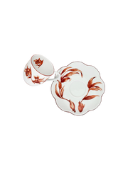 Espresso Cup and Saucer Rouge de Fer