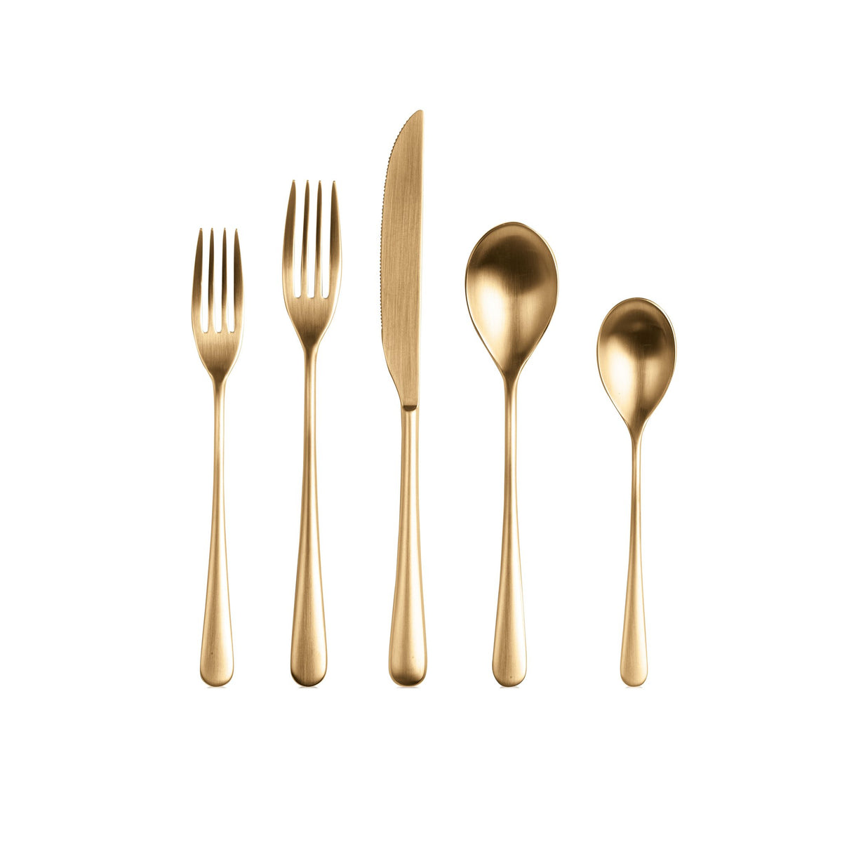 Neve Ice Gold Flatware Set