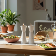 Modern Concrete Sabbath Candle Holders – Aura Series