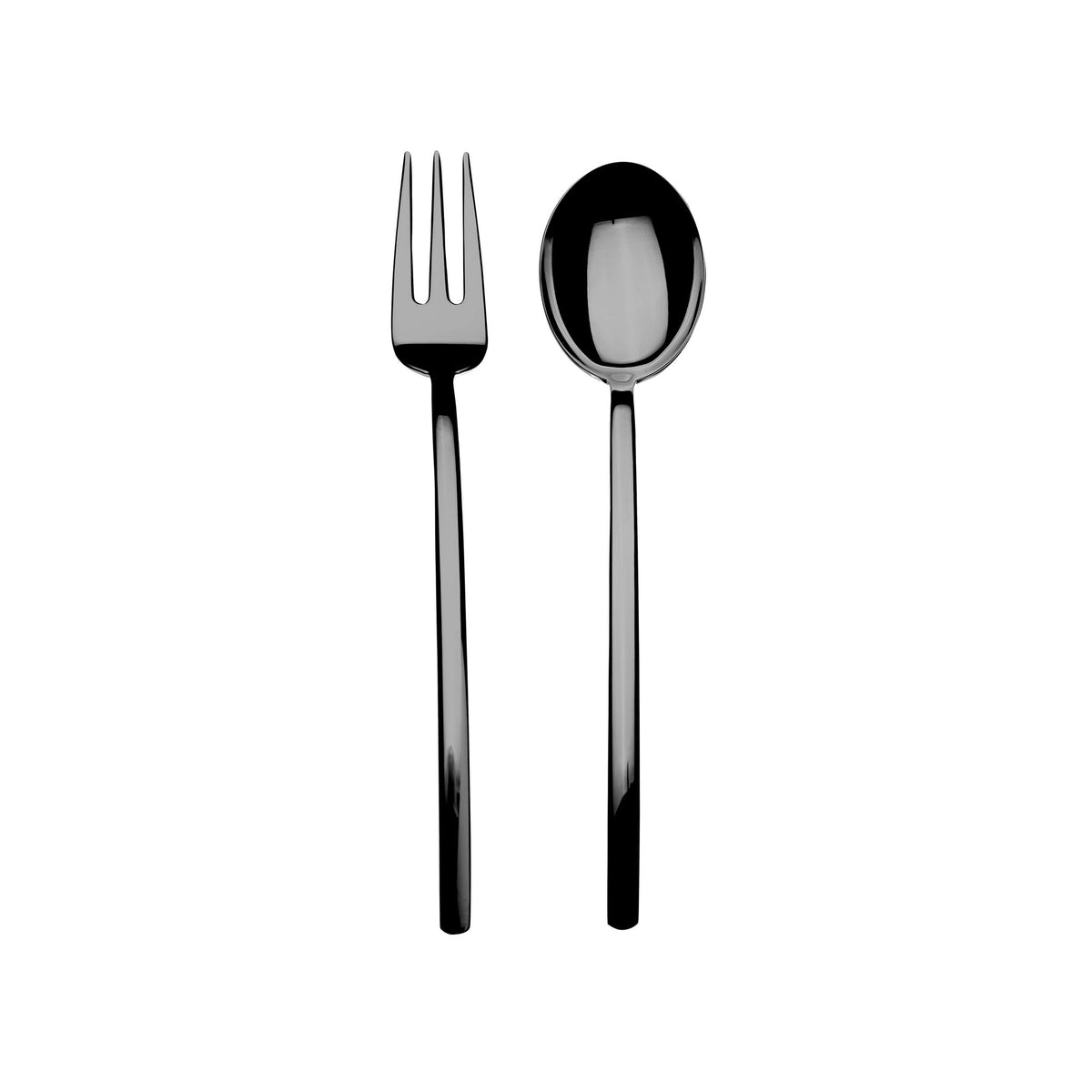 Due Black Gold Serving Set