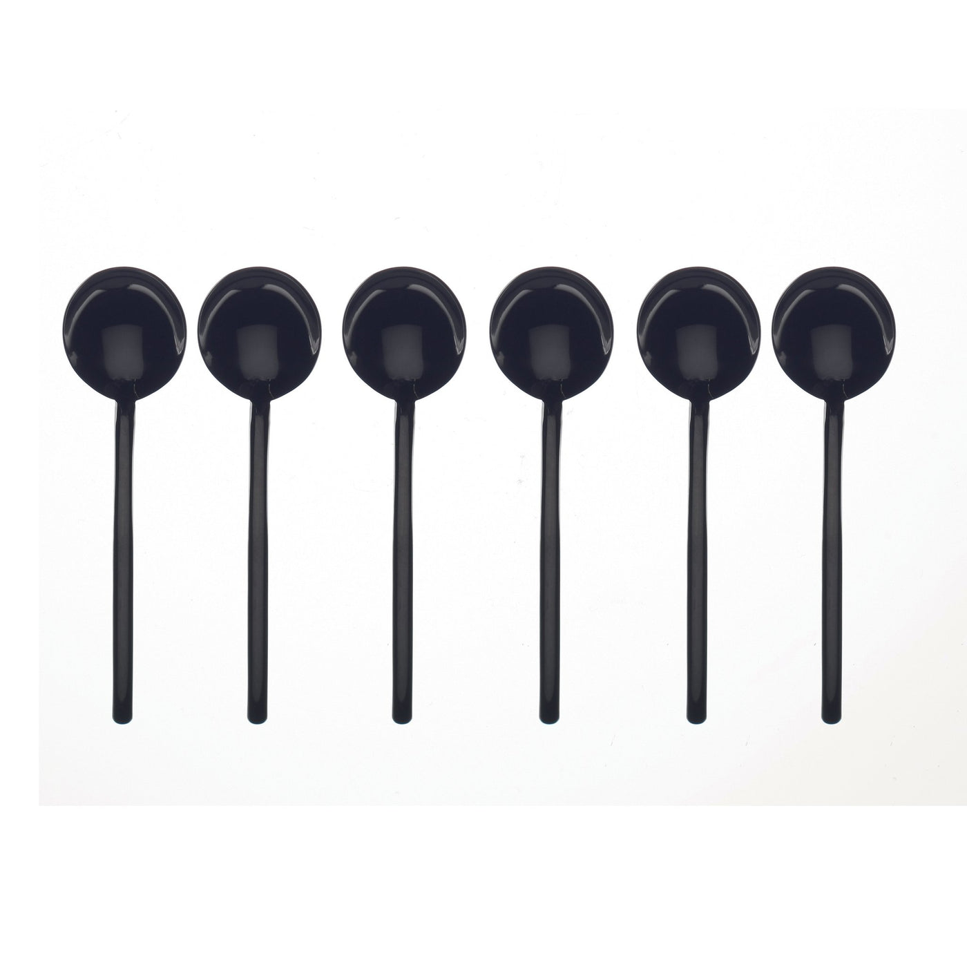 Due Black Gold Espresso Spoon Set - 6 Pcs.