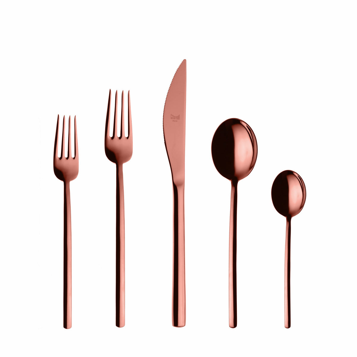 Due Bronze Flatware Set