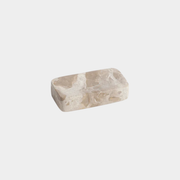 Crema Fossil Marble Soap Bar Holder