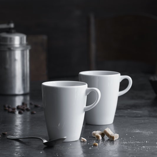 Eden Cups & Saucers, Sets of 4