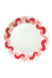 Onda Serving Plate - Pink & Red