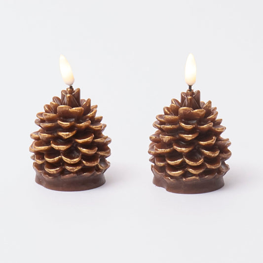 Pinecone Candles (Set of 2)