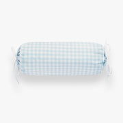 Picnic Gingham Bolster Pillow - Blue