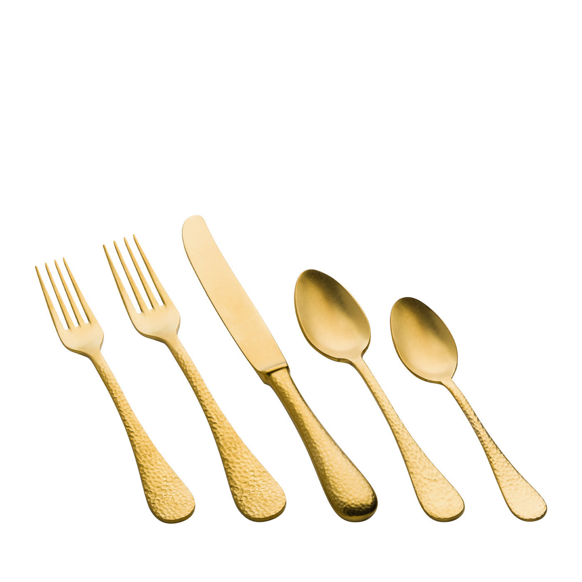 Epoque Pewter Oro 5-Piece Flatware Set – view 1