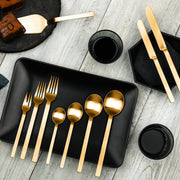 Stile Ice Oro 5-Piece Stainless Steel Flatware Set by Pininfarina – view 4