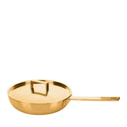 Attiva Gold 26 cm Frying Pan with Handle and Lid – view 1