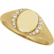 Pavé Signet Ring