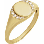 Pavé Signet Ring