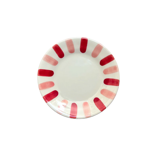 Parasol Side Plate, Rosa