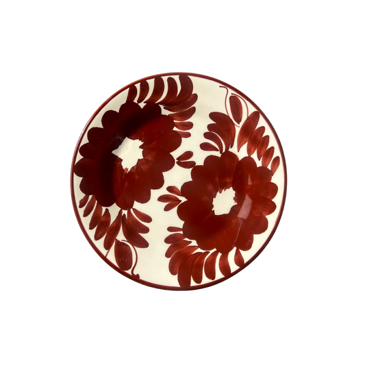 Florita Dessert Plate, Espresso