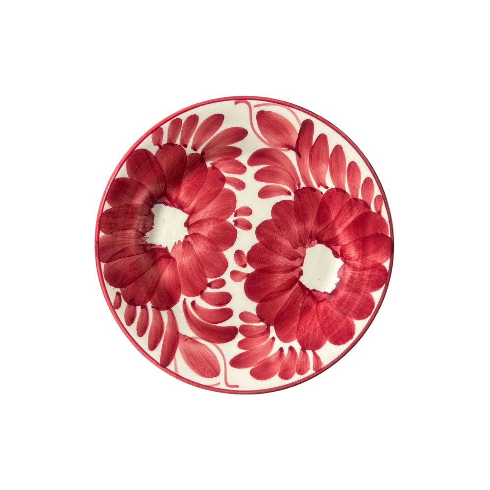 Florita Dessert Plate, Grenadine