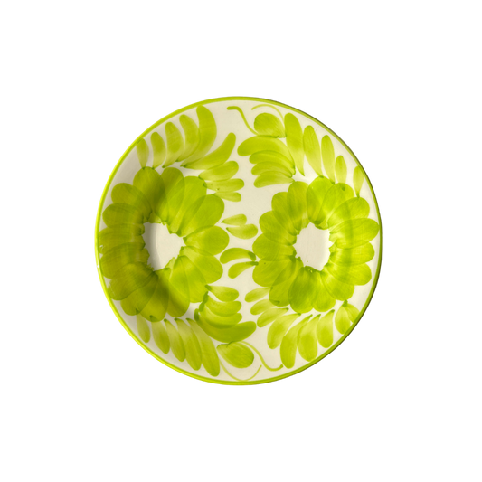 Florita Dessert Plate, Kiwi
