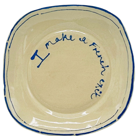 I Make a French Exit Trinket Tray