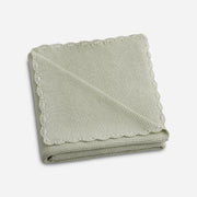 Cotton Knit Baby Blanket - Sage