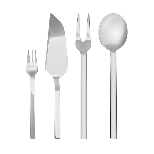 Stile 9-Piece Silver Dessert Serving Set by Pininfarina – view 1