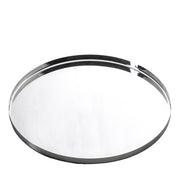 Stile Round Stainless Steel Tray – view 1