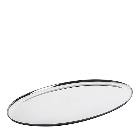Stile Stainless Steel Oval Tray – view 1