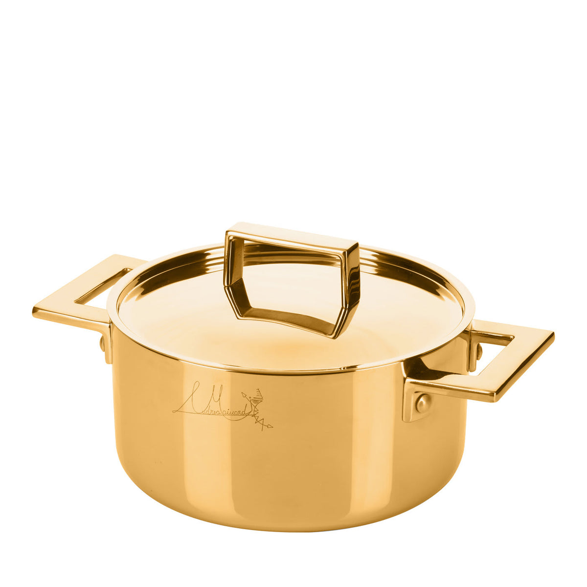 Attiva Gold 18cm Casserole with Lid – view 1