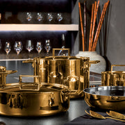 Attiva Gold 16cm Saucepan with Lid – view 3