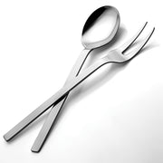 STILE Set of Serving spoon and Serving fork by Pininfarina – view 2