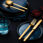 Stile Ice Oro 5-Piece Stainless Steel Flatware Set by Pininfarina – view 6