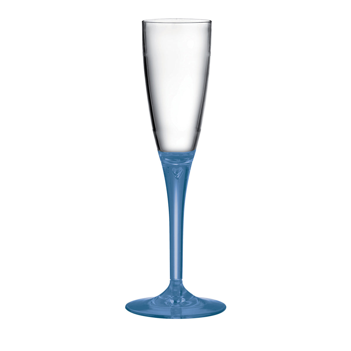 Set of 6 Sapphyre Blue Stem Champagne Flutes – view 1
